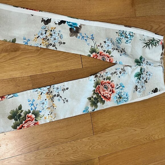 LA PATEAU Flower Print Pants Size 36 (4) - Picture 7 of 8